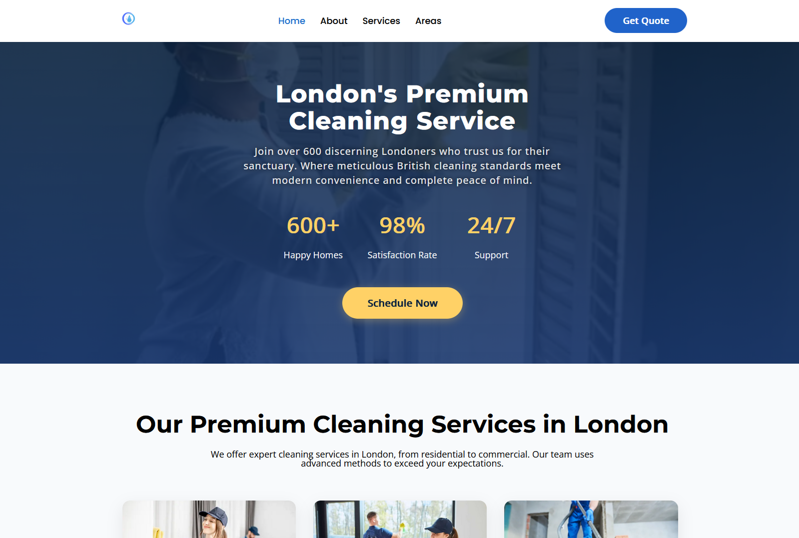 GlowSpace Clean project - Digital infrastructure for cleaning company